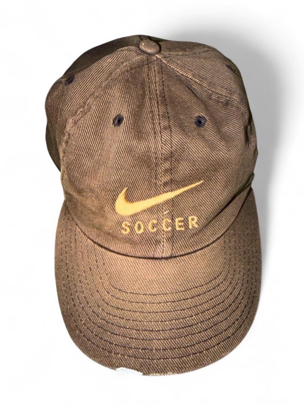 Rare Vintage Nike soccer cap in brown